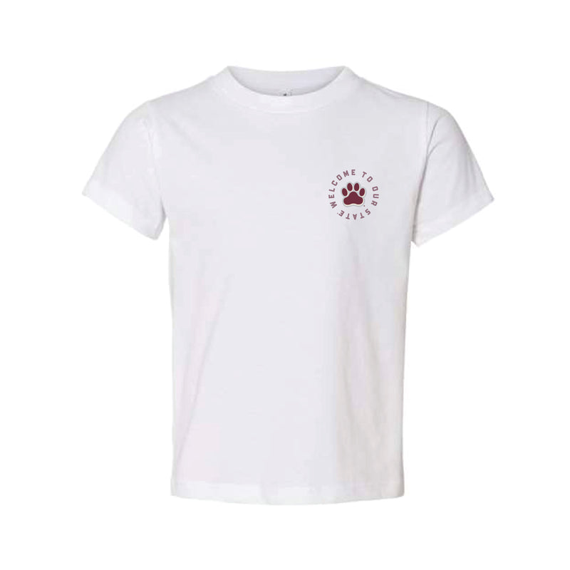 The Paw Spirit Circle | Toddler White Tee