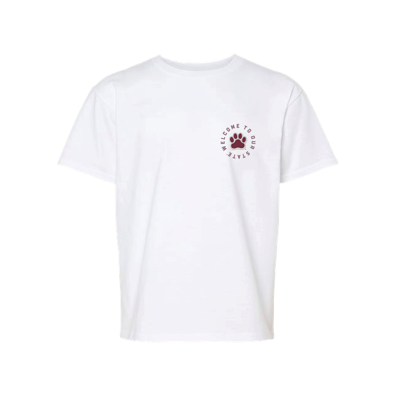 The Paw Spirit Circle | Youth White Tee