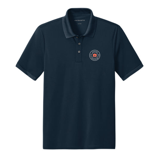 The PEMBA Circle | Adult Embroidered Navy Performance Polo