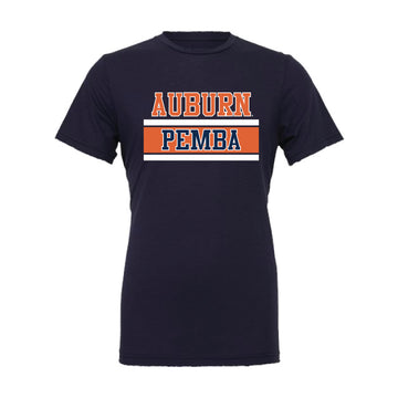 The Pemba Stripes | Adult Navy Tee