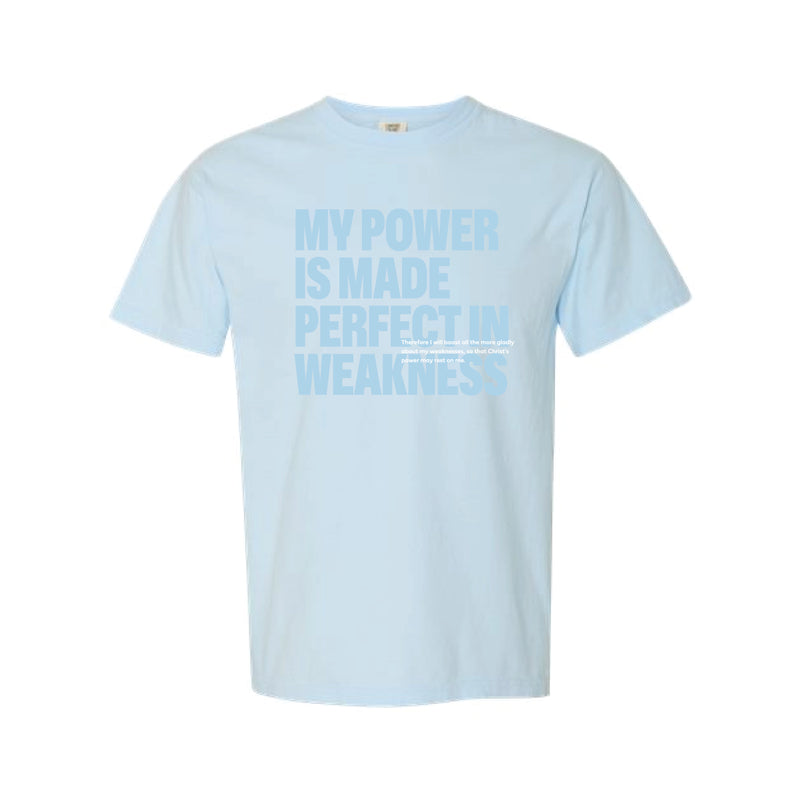 The Perfect in Weakness | Adult Chambray Tee