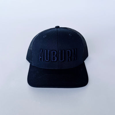 The Auburn 3D Puff | Navy Richardson Trucker Cap