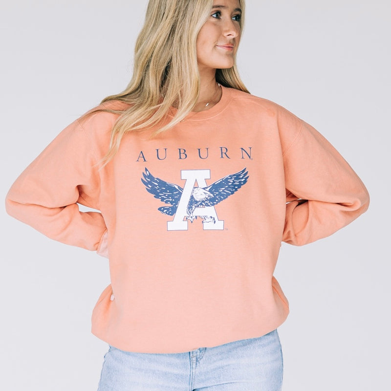 The Auburn Throwback | Terracotta Sweatshirt