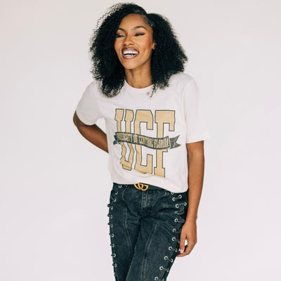 The UCF Banner | Natural Tee
