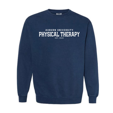 The Physical Therapy Block | Adult True Navy Crewneck Sweatshirt