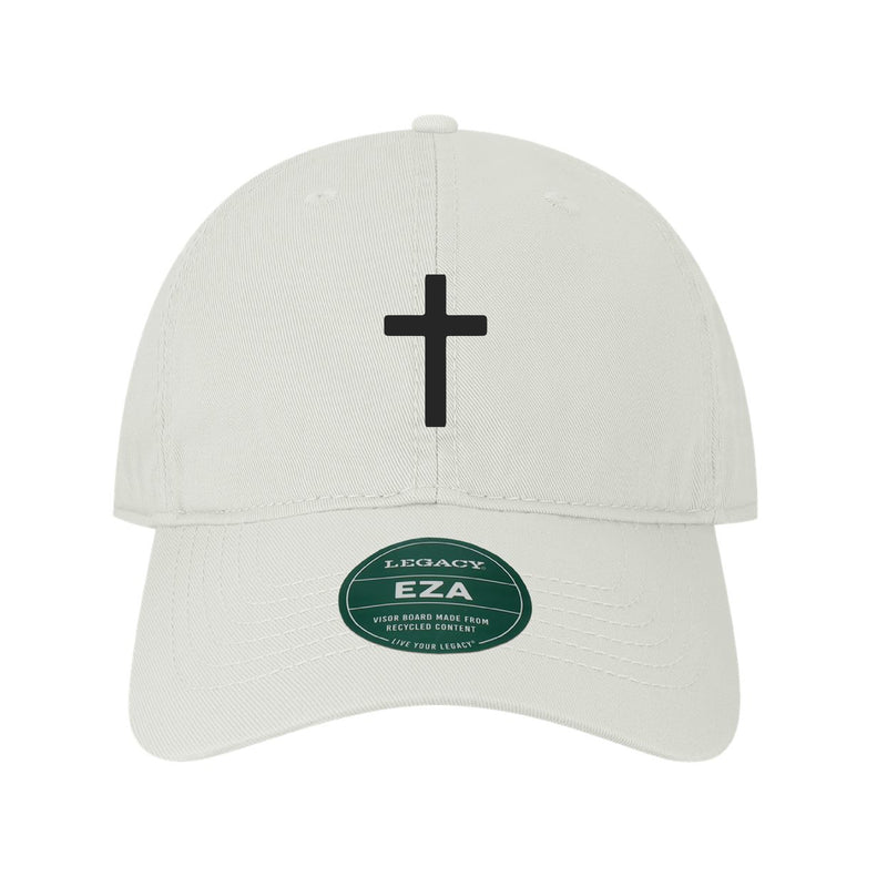 The Cross | Embroidered White Legacy Dad Hat