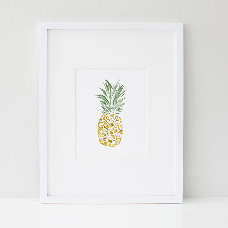 The Pineapple | Digital 8x10 Art Print