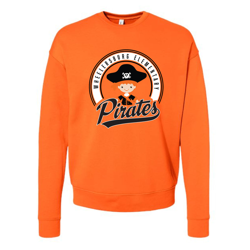 The Pirates Script | Orange Crewneck Sweatshirt