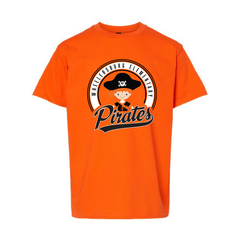 The Pirates Script | Orange Youth Tee