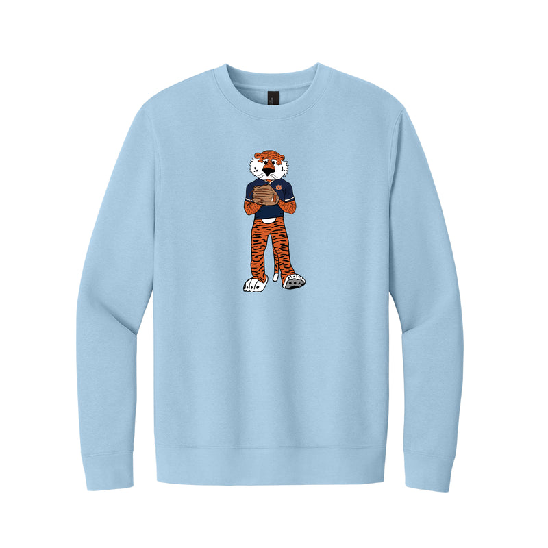 The Pitching Aubie | Adult Ice Blue Sweatshirt