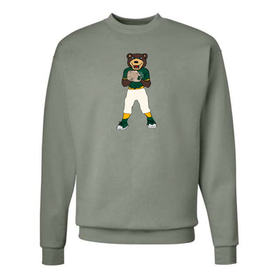 The Pitching Bruiser | Stonewash Green Sweatshirt