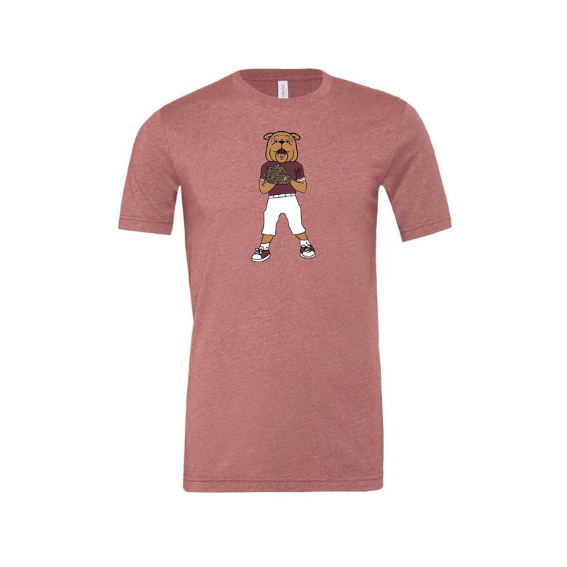 The Pitching Bully | Heather Mauve Tee