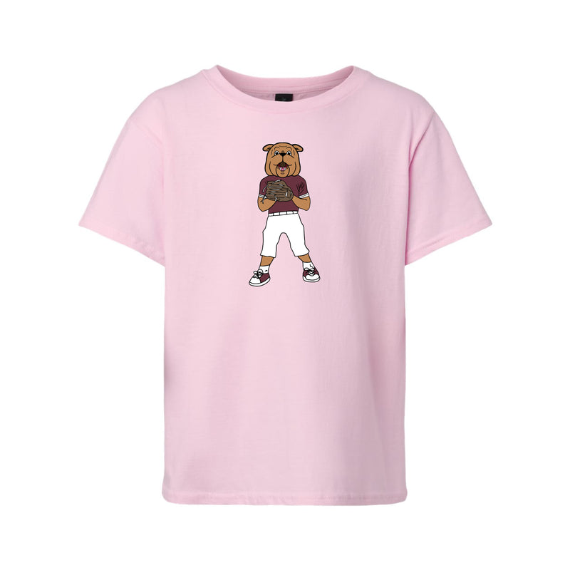 The Pitching Bully | Youth Pink Tee