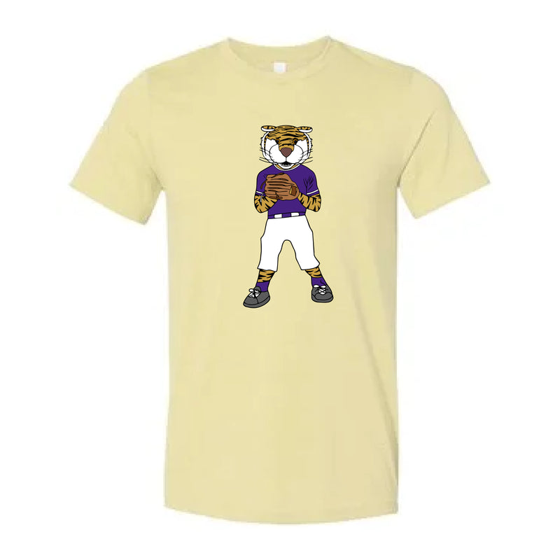 The Pitching Mike the Tiger | Heather French Vanilla Tee