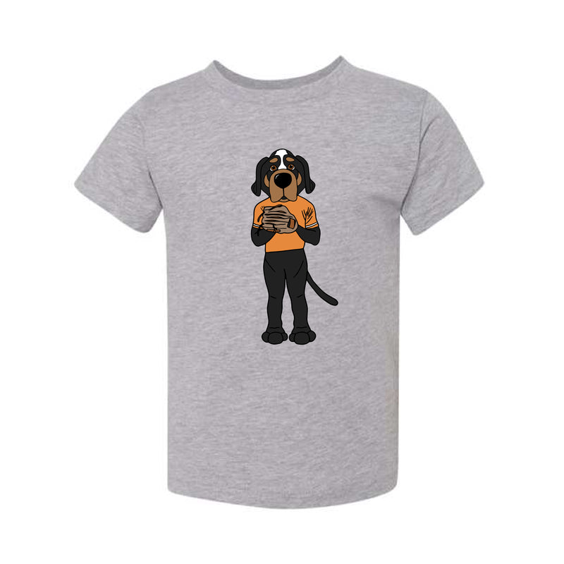 The Pitching Smokey | Toddler Athletic Heather Tee