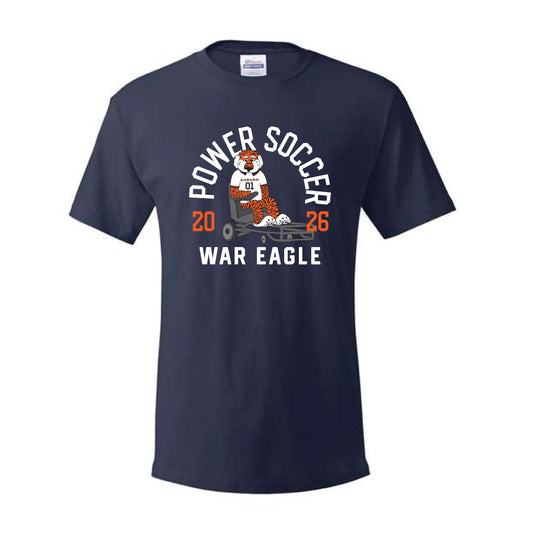 The Power Soccer | Adult Navy Tee