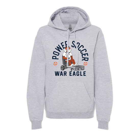 The Power Soccer | Adult Sport Grey Hoodie