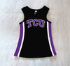 The TCU | Black Power Stripe V-Neck Cheer Dress