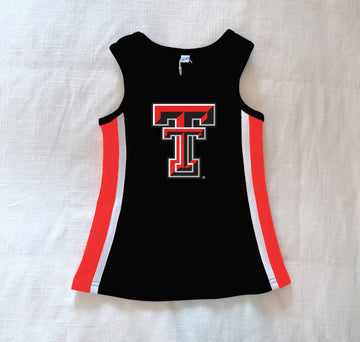 The Texas Tech | Black Power Stripe Cheer Dress