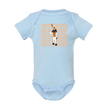 The Pride of the Southland | Baby Light Blue Onesie