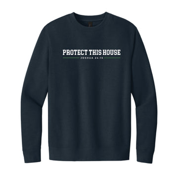 The Protect This House | Adult New Navy Crewneck Sweatshirt