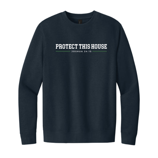 The Protect This House | Adult New Navy Crewneck Sweatshirt