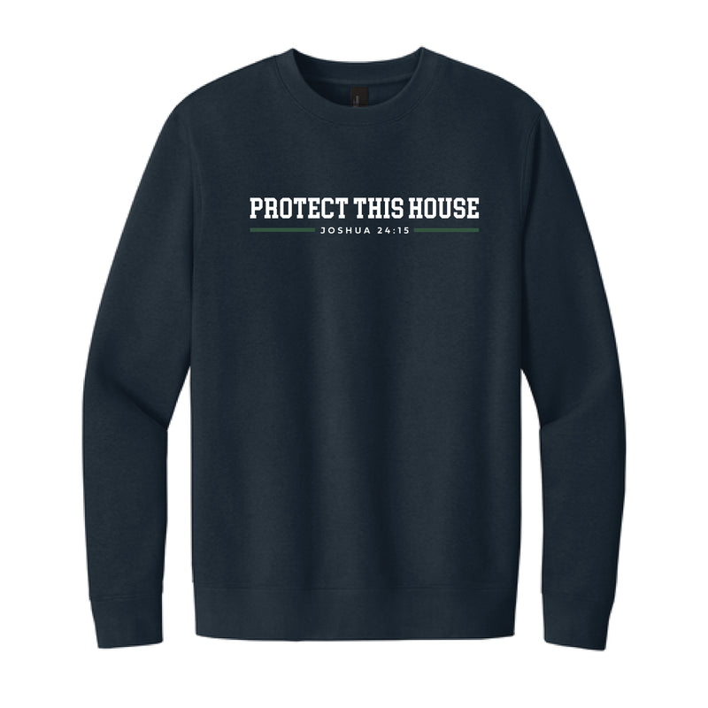 The Protect This House | Adult New Navy Crewneck Sweatshirt