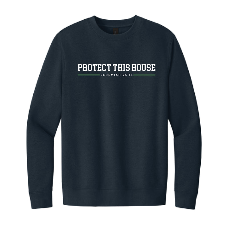 The Protect This House | Adult New Navy Crewneck Sweatshirt