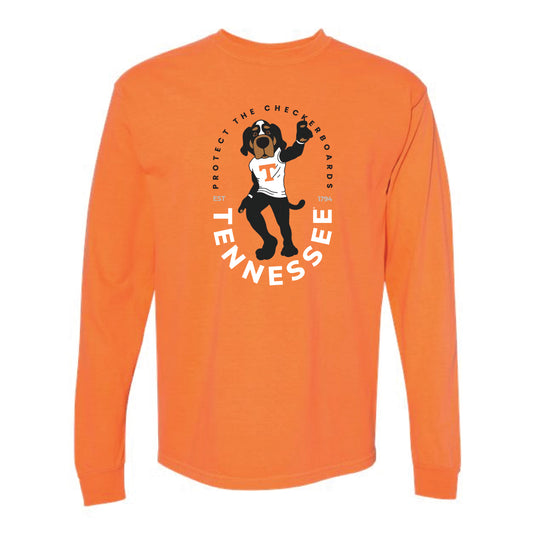 The Protect the Checkerboard UT | Burnt Orange Long Sleeve