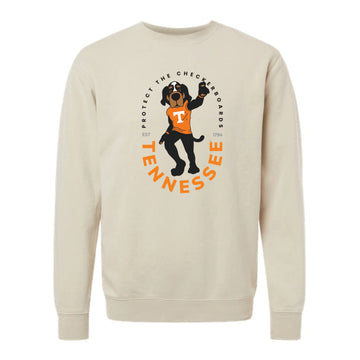 The Protect the Checkerboard UT | Ivory Sweatshirt