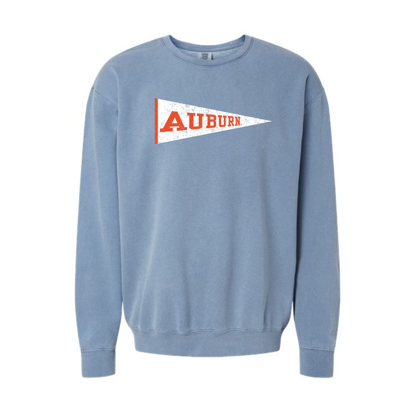 The Vintage Auburn Pennant | Blue Jean Sweatshirt