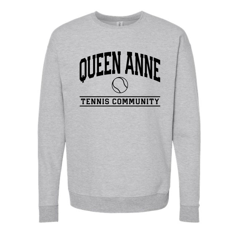 The Queen Anne Arch | Heather Grey Oversized Crewneck Sweatshirt