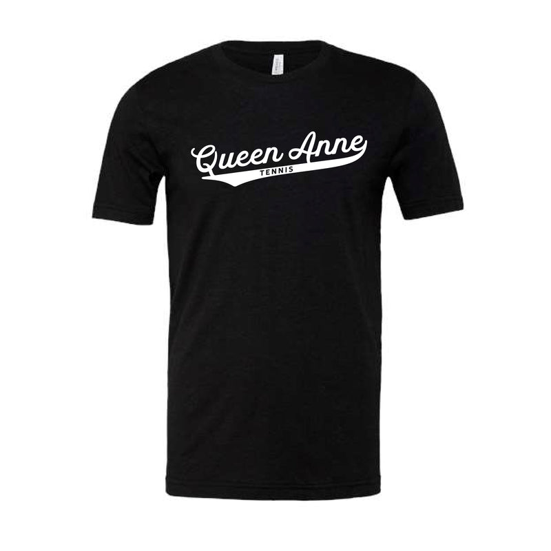 The Queen Anne Script | Black Heather Tee