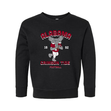 The Quarterback Big Al | Toddler Black Sweatshirt