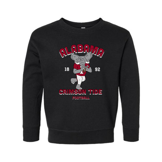 The Quarterback Big Al | Toddler Black Sweatshirt