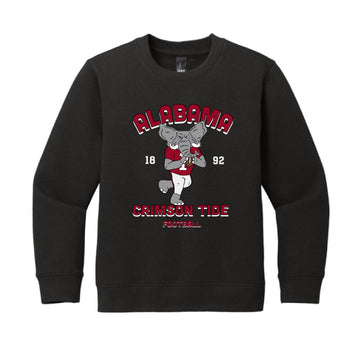 The Quarterback Big Al | Youth Black Sweatshirt