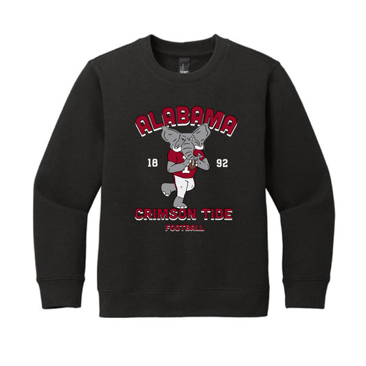 The Quarterback Big Al | Youth Black Sweatshirt