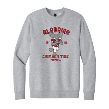 The Quarterback Big Al  | Light Heather Grey Crewneck Sweatshirt
