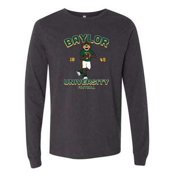 The Quarterback Bruiser | Dark Grey Long Sleeve
