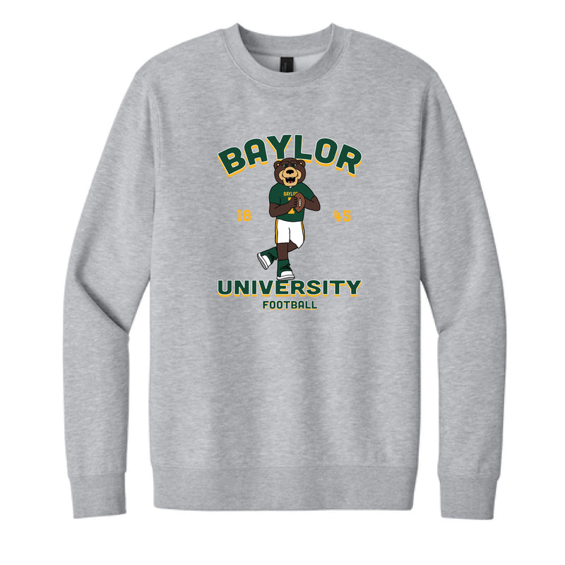 The Quarterback Bruiser | Light Grey Heather Sweatshirt