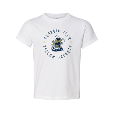 The Ramblin Buzz Est | Toddler White Tee