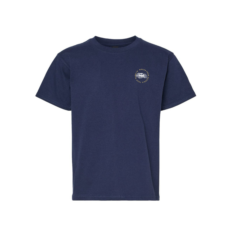 The Ramblin Wreck Spirit Pocket | Youth Navy Tee