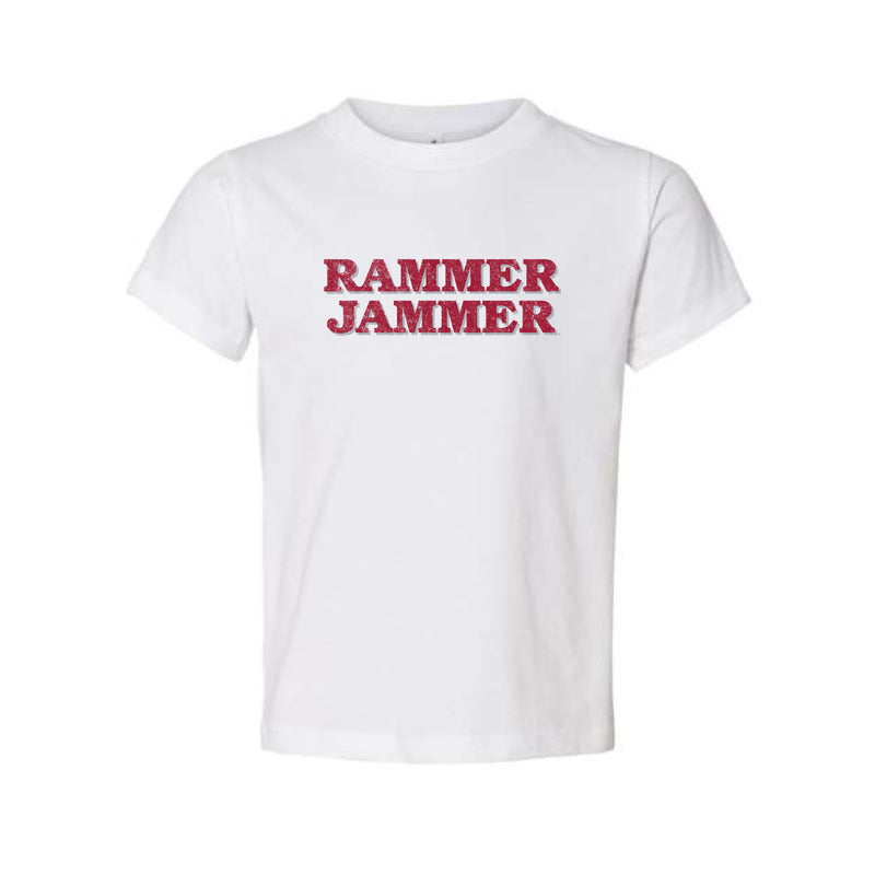 The Rammer Jammer Block | Toddler White Tee