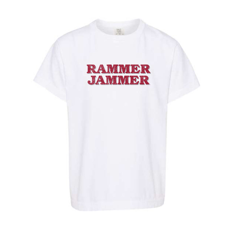 The Rammer Jammer Block | Youth White Tee