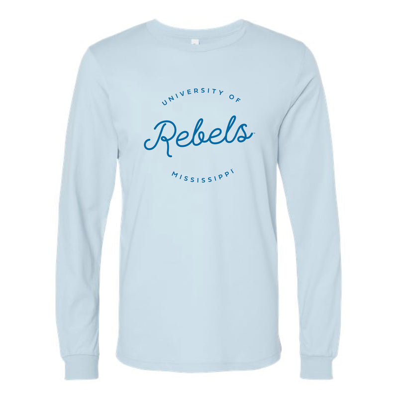 The Script Rebels | Baby Blue Long Sleeve