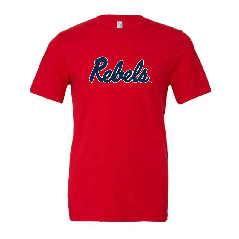 The Rebels Script Logo | Red Tee