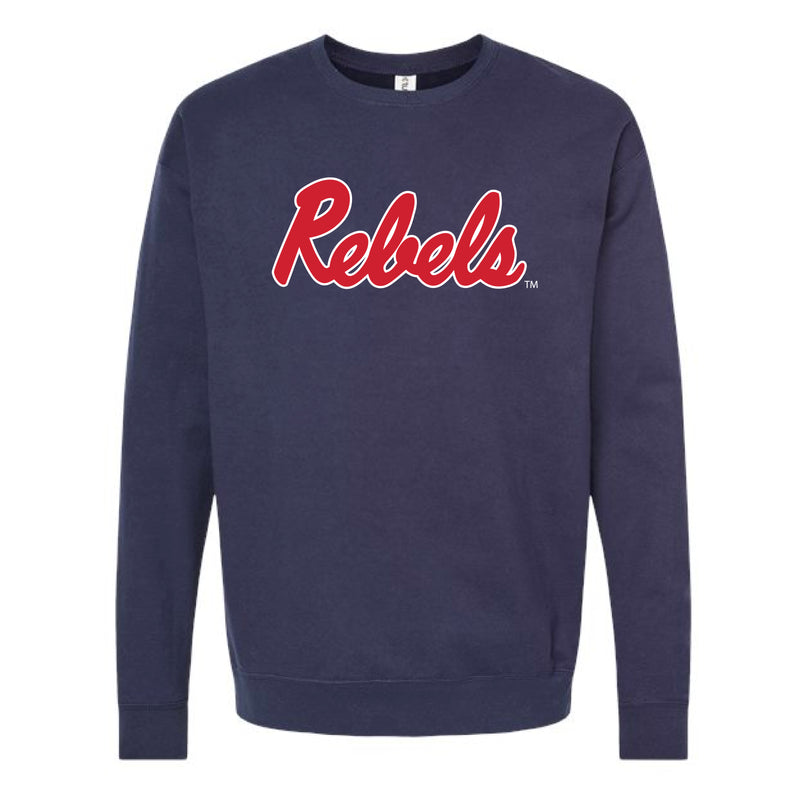 The Rebels Script Logo | Navy Sweatshirt