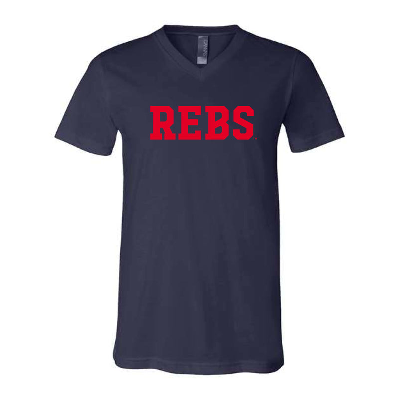 The Rebs | Navy V-Neck Tee