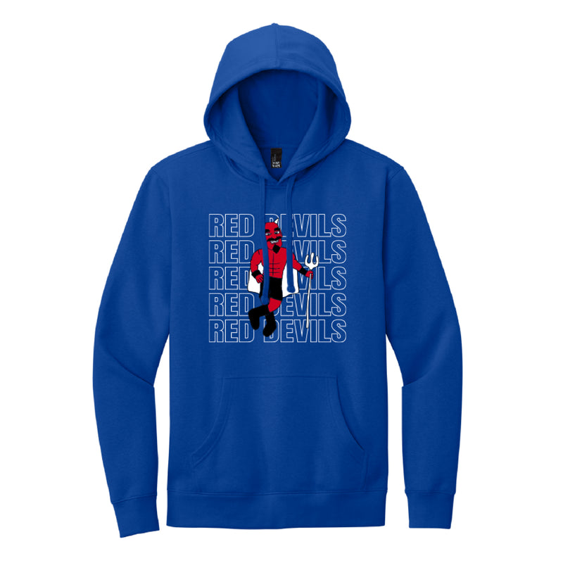 The Red Devils Repeat | Deep Royal Hoodie