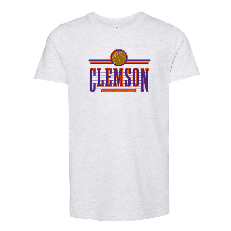 The Vintage Clemson Basketball | Youth Ash Tee